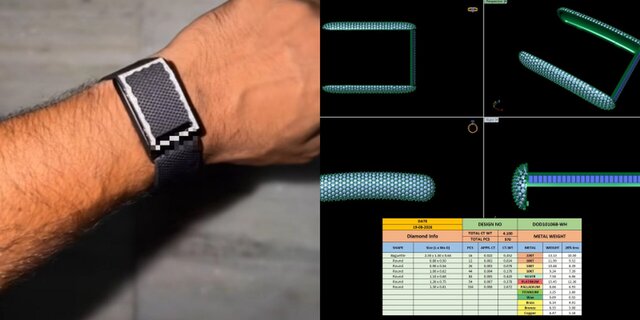 3D Jewellery CAD design Rings, Pendants, Bracelet, Earring, Necklace, Cufflinks, Watch cover etc. – image 16 of 16