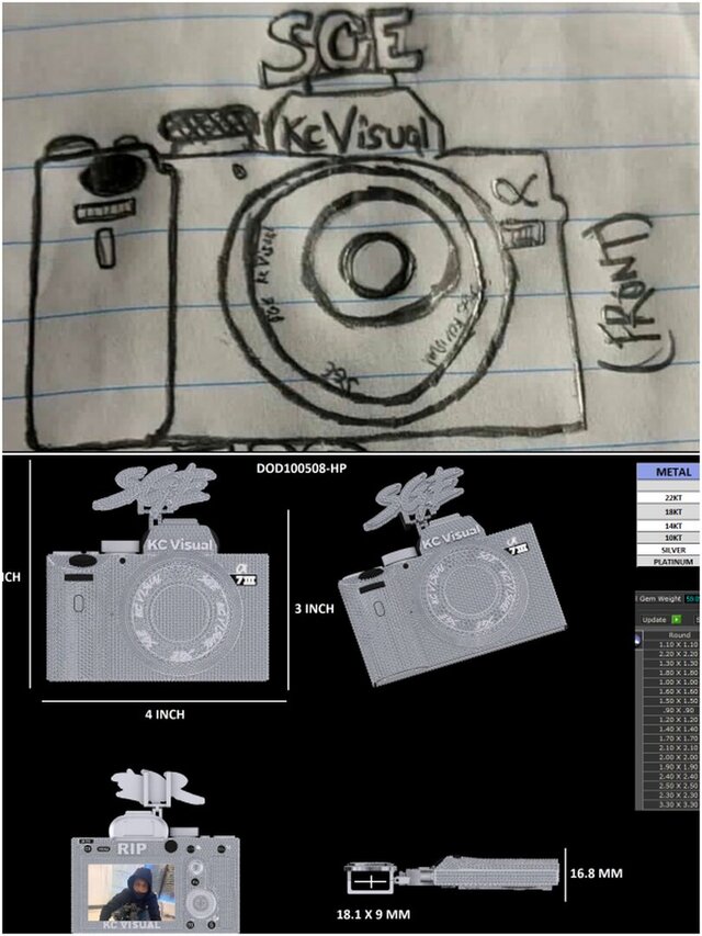 3D Jewellery CAD design Rings, Pendants, Bracelet, Earring, Necklace, Cufflinks, Watch cover etc. – image 9 of 16