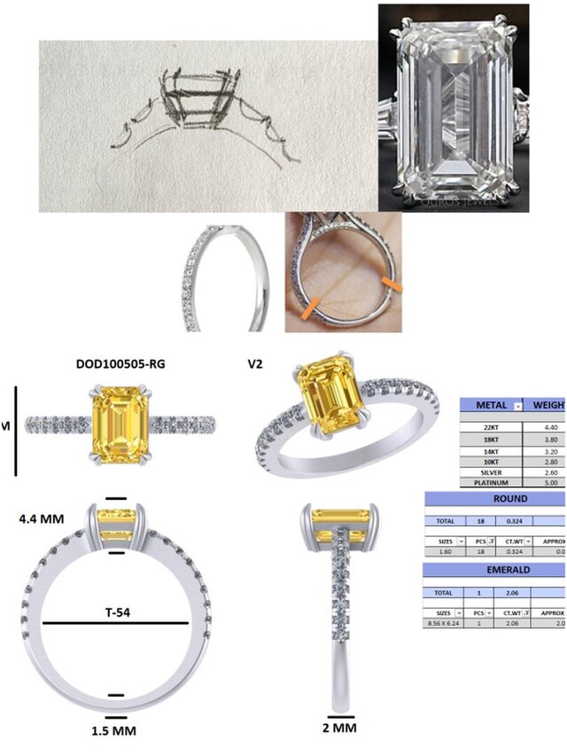 3D Jewellery CAD design Rings, Pendants, Bracelet, Earring, Necklace, Cufflinks, Watch cover etc. – image 5 of 16