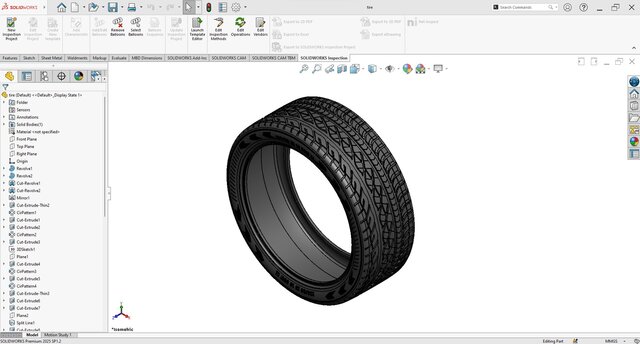 3D model of tire