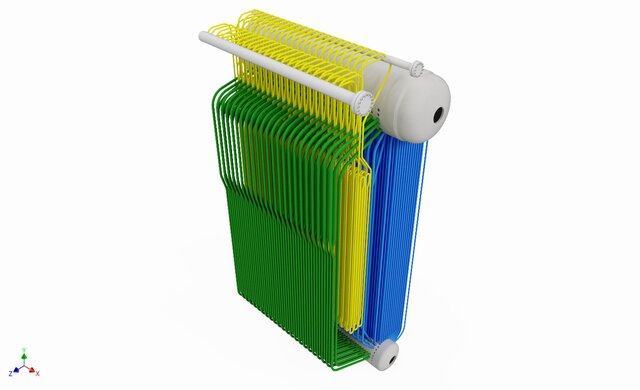 3D model of Biomass Fired Boiler - Sugar Industry
