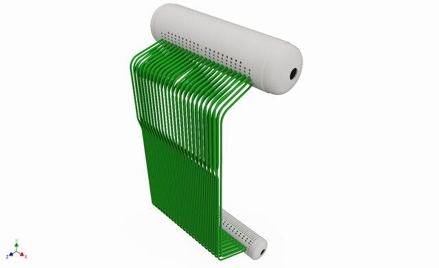 3D model of Biomass Fired Boiler - Sugar Industry