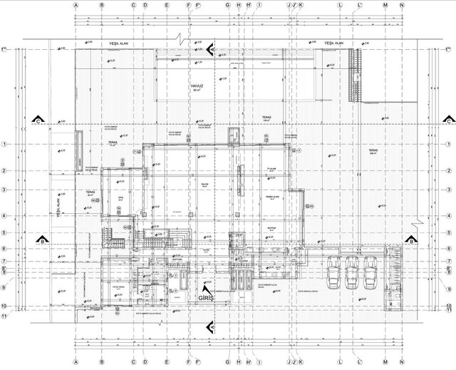 Eraw House, Kyrenia | Travertine Villa, Full Construction Drawing Set and Renders – image 3 of 5