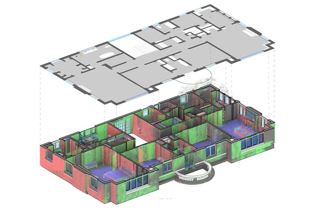 Scan to CAD As-Built Luxury Residence – San Francisco – image 2 of 6