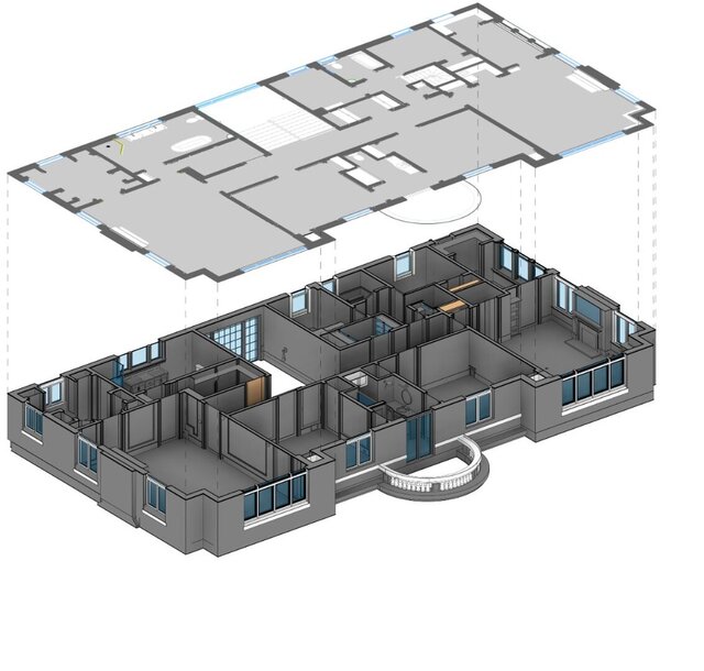Scan to CAD As-Built Luxury Residence – San Francisco – image 3 of 6
