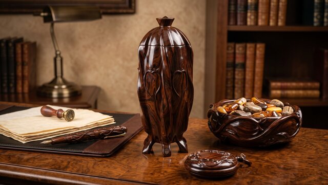 Luxury Decorative Container with Airtight Seal – image 1 of 7