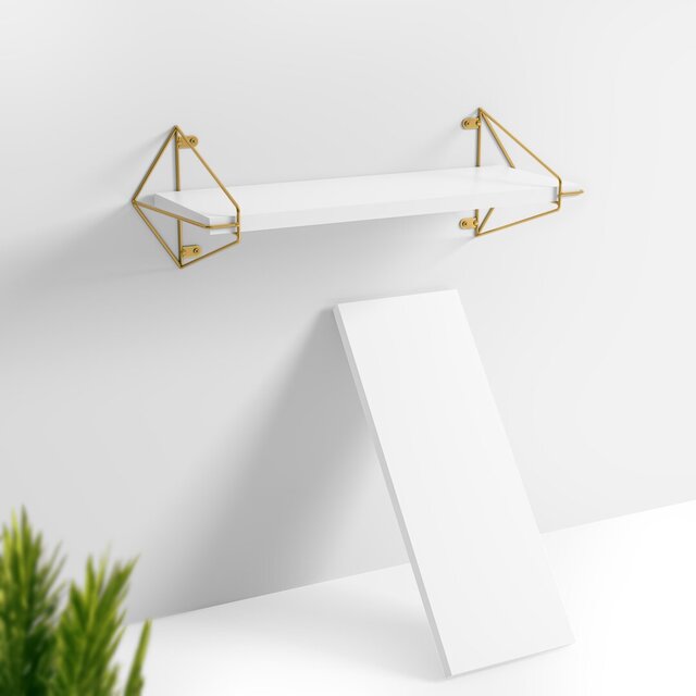 3D model of visualize wall shelves, storage units, and cabinets in 3D