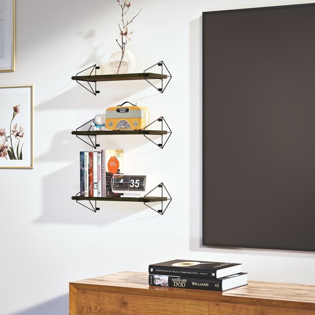 3D model of visualize wall shelves, storage units, and cabinets in 3D