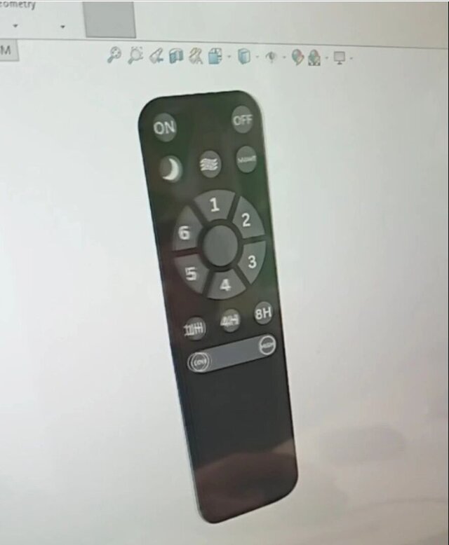 3D model of Remote control