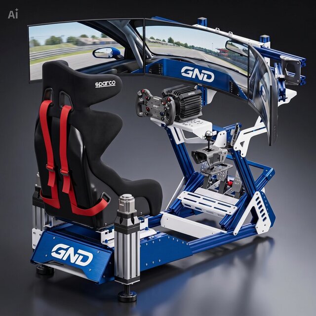 GNDD 2–3 DOF Motion Simulator Platform