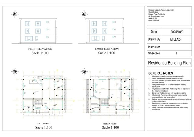 Complete Architectural Drawings