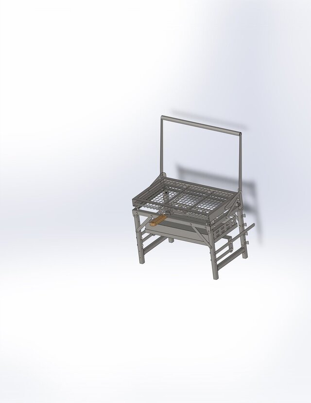 Portable Folding Barbecue Grill – image 2 of 2