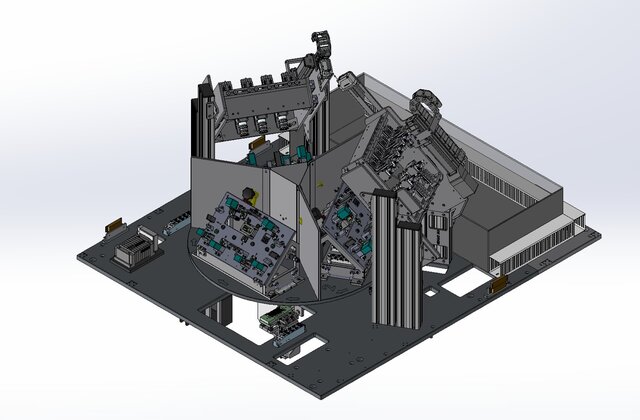 3D model of Automated Vision Inspection & End-of-Line Test Station