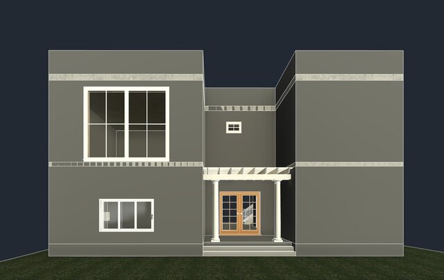 3D model of Modern Coastal Beach House – 3D Revit Model