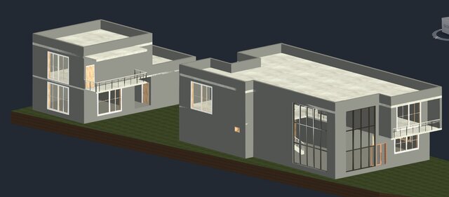 3D model of Modern Coastal Beach House – 3D Revit Model