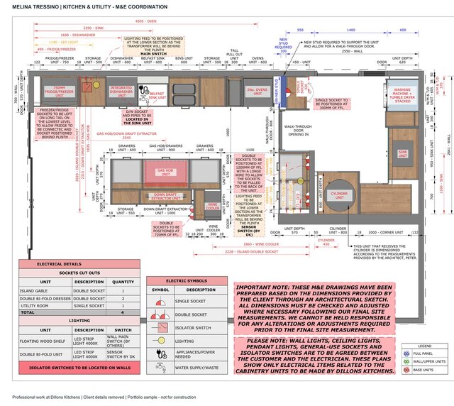Kitchen & Utility Room | M&E Coordination Plans and Visualisation – image 1 of 3