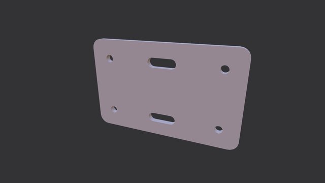 Adjustable Mounting Plate - CAD Drafting Portfolio Sample – image 3 of 3