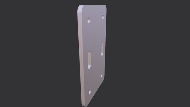 Adjustable Mounting Plate - CAD Drafting Portfolio Sample – image 2 of 3