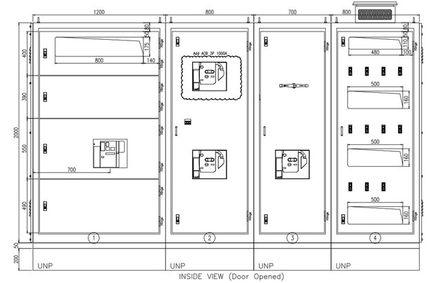 3D model of Electrical SLD & Power Distribution Design