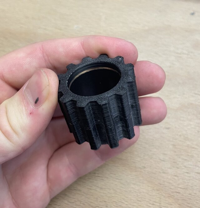 Gear (integrated brass bushing)