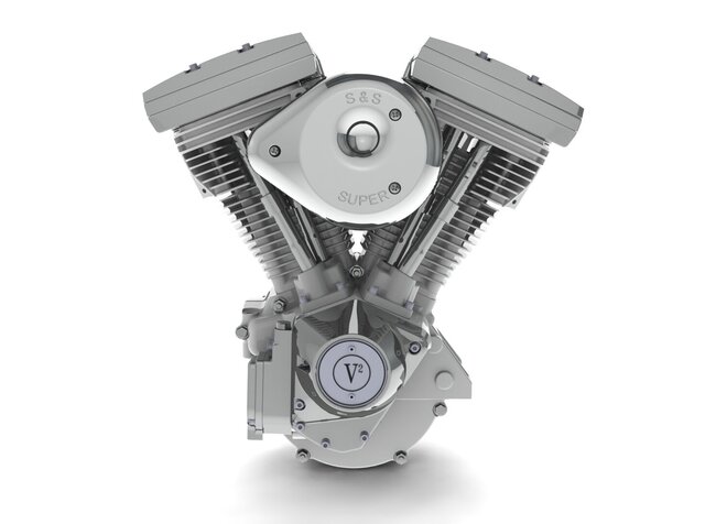 Harley-Davidson Evolution 3D-model, SolidWorks