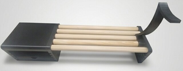 3D model of Hybrid Monitor Stand — DfAM, Snap-Fit & BOM Design