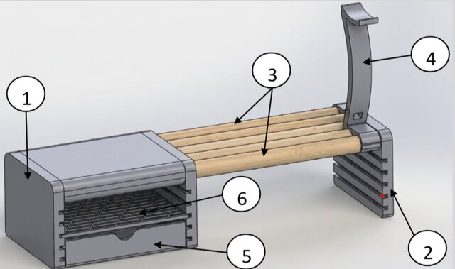 3D model of Hybrid Monitor Stand — DfAM, Snap-Fit & BOM Design