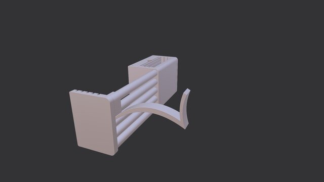 3D model of Hybrid Monitor Stand — DfAM, Snap-Fit & BOM Design
