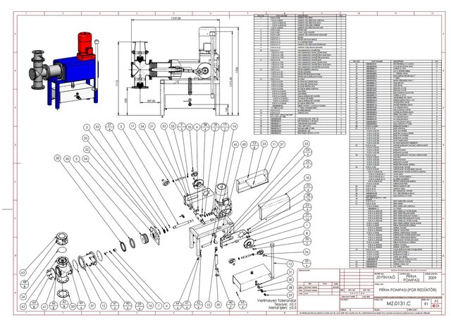 Industrial Piston Pump | SolidWorks, GD&T & Manufacturing Design – image 8 of 12