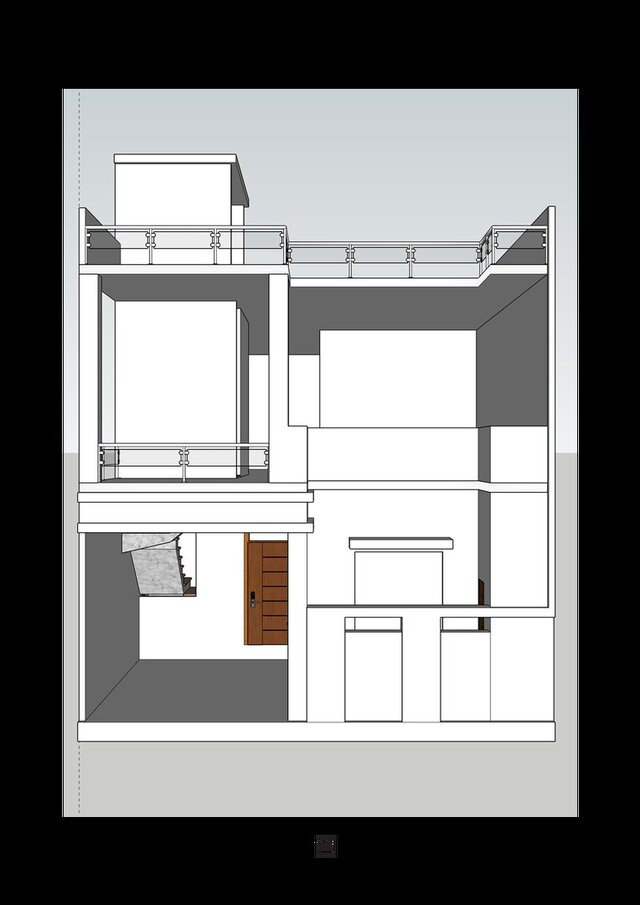 25'x50' Modern Duplex