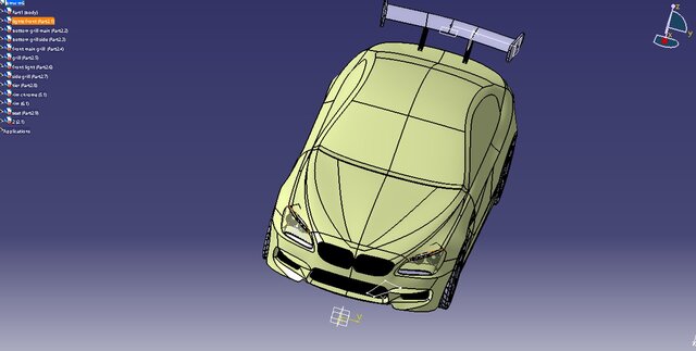 3D model of BMW M6