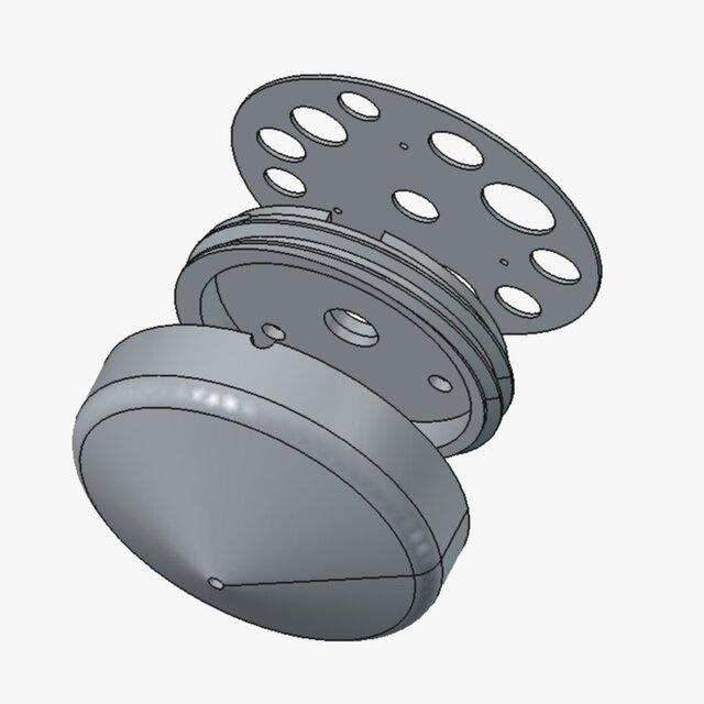3D model of Universal Hanging Light Mount