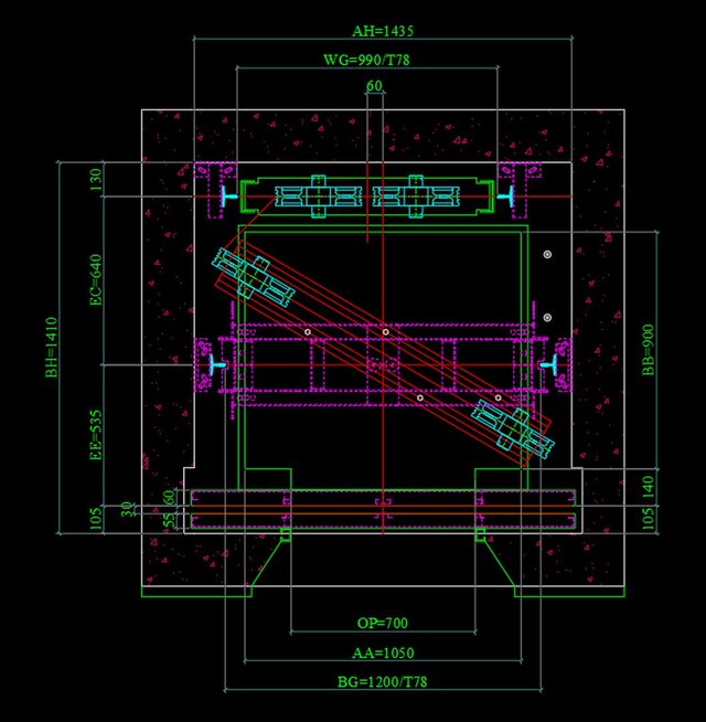 3D model of Optimizing Concrete Elevator Shafts – Precision in Every Detail