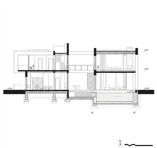 3D model of modern villa