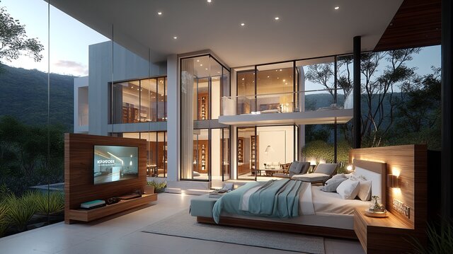 3D model of modern villa