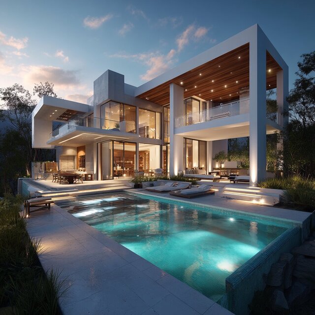 modern villa