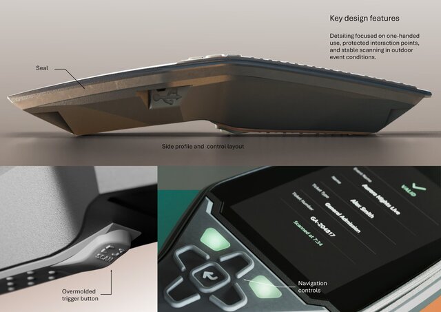 3D model of Gateway S1 Mobile Ticket Scanner