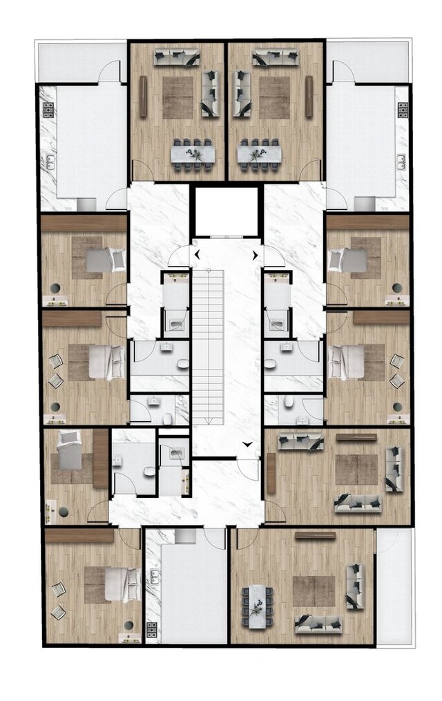 Residential Layout | Colored Plan Presentation – image 2 of 2