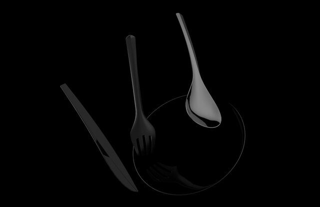 3D model of Plastic cutlery design