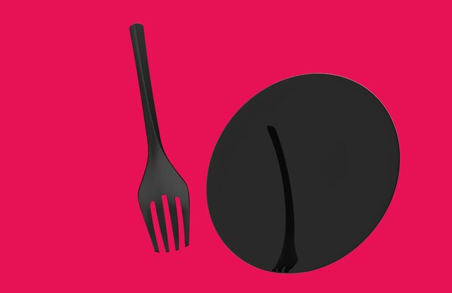 3D model of Plastic cutlery design