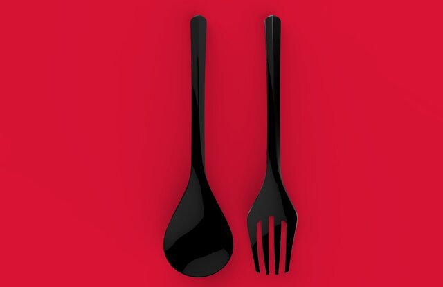 3D model of Plastic cutlery design