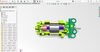 Custom Motorized Kinetic Assembly — Full SolidWorks Simulation design by andrewe