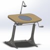 Height & Angle Adjustable Ergonomic Desk design by Alpha3D
