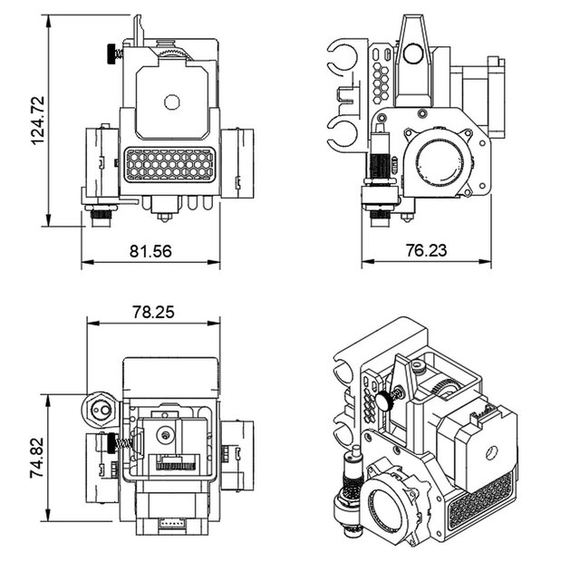 3D Printer Extruder – BMG