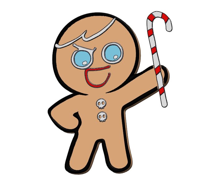 Cookie run key chain