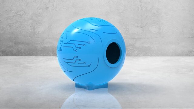 3D model of ORBAI Spherical Drone – CAD Design & 3D Renders