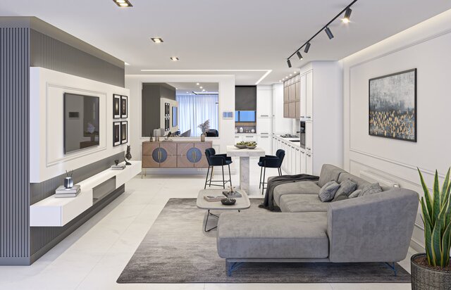 modern residential interior