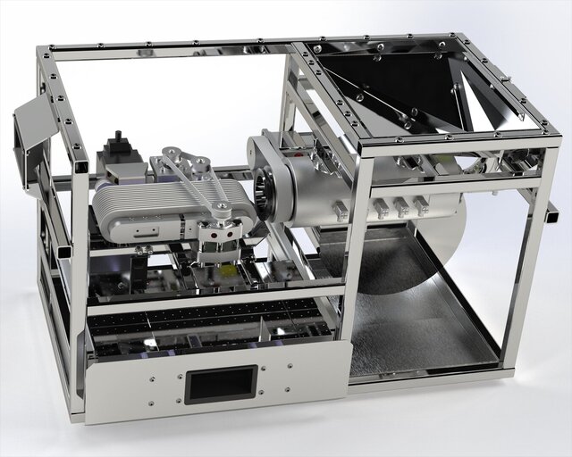 3D model of Almond Peeling Machine Cylinder