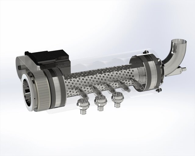3D model of Almond Peeling Machine Cylinder
