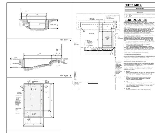 Residential Pool Permit Plans | Site & Retaining Wall Coordination – image 1 of 2